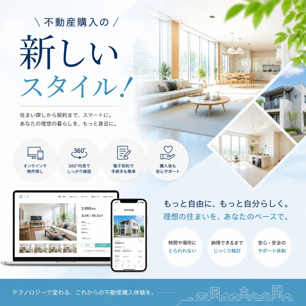 不動産購入の新しいスタイル！