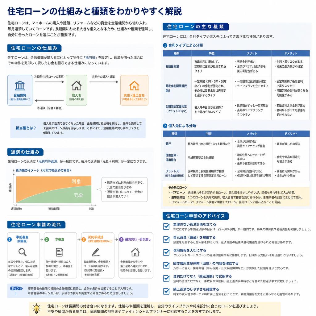 住宅ローンについて知ろう