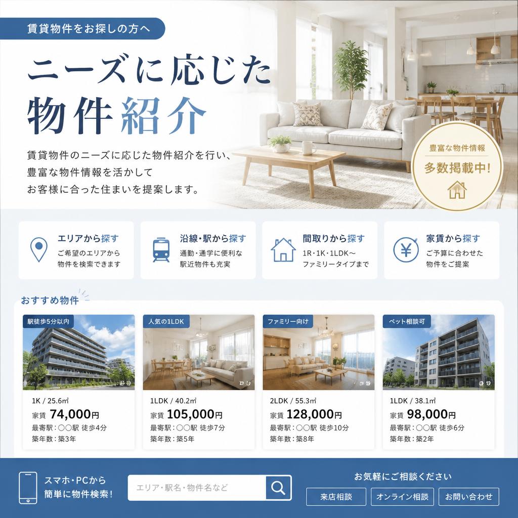 5. 賃貸物件のご紹介