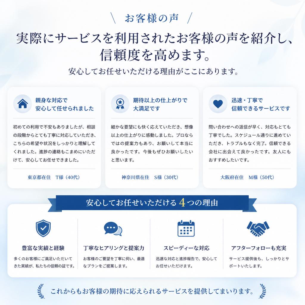 お客様の声