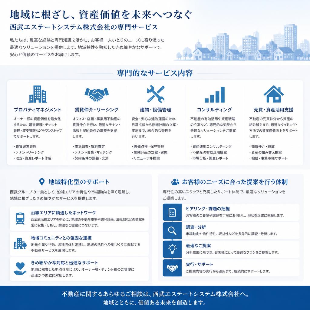 当社の強みとサービス内容