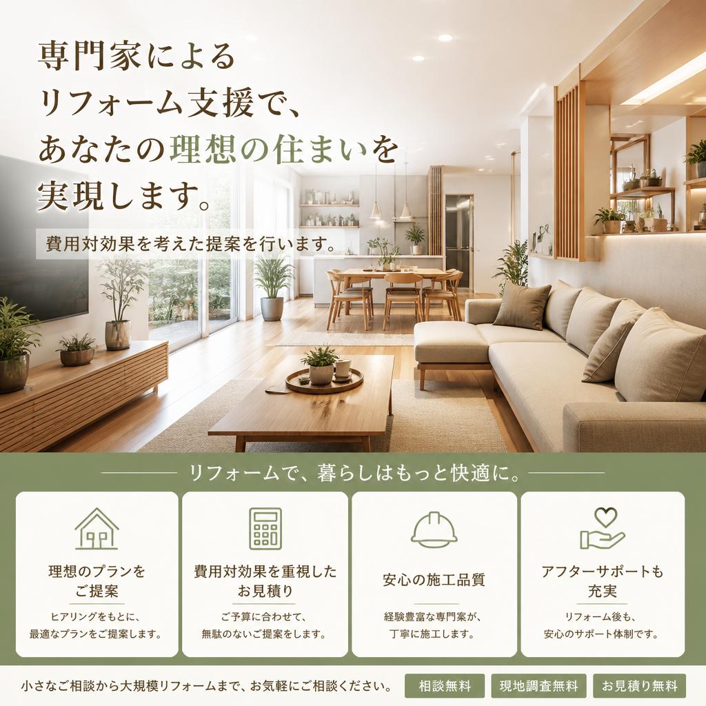 リフォームの魅力