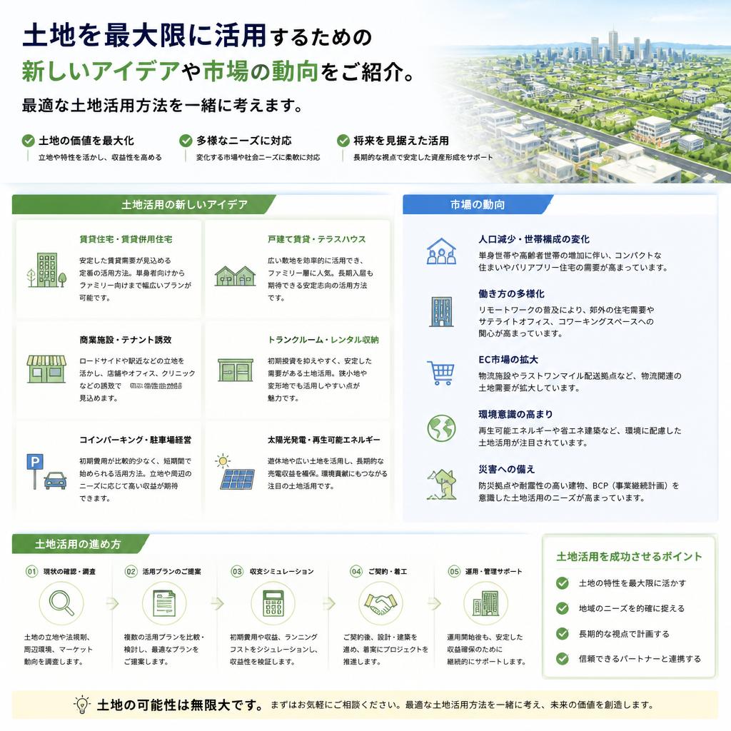 土地活用のアイデア