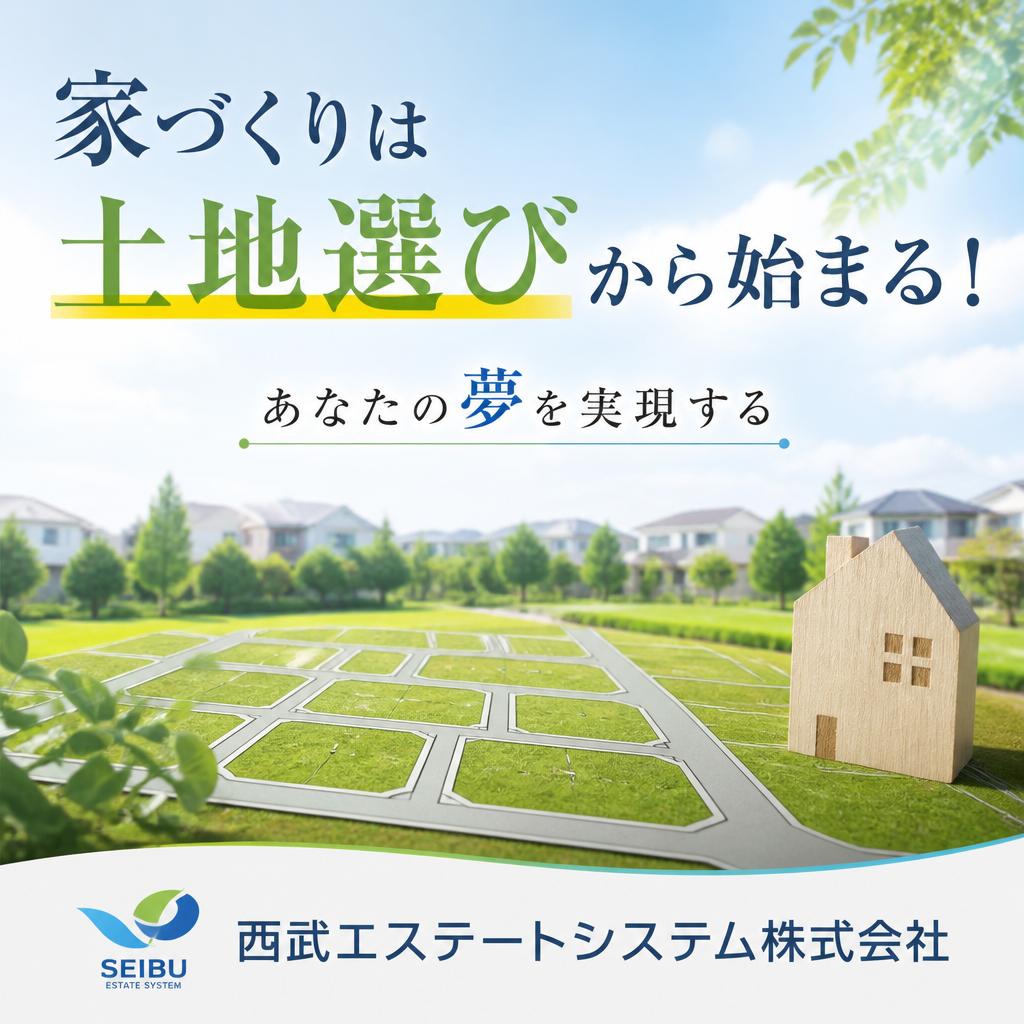 家づくりは土地選びから始まる！あなたの夢を実現する西武エステートシステム株式会社