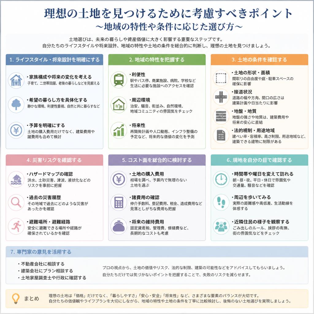 理想の土地の見つけ方