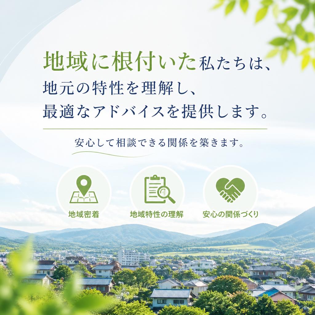 地域密着型の安心感