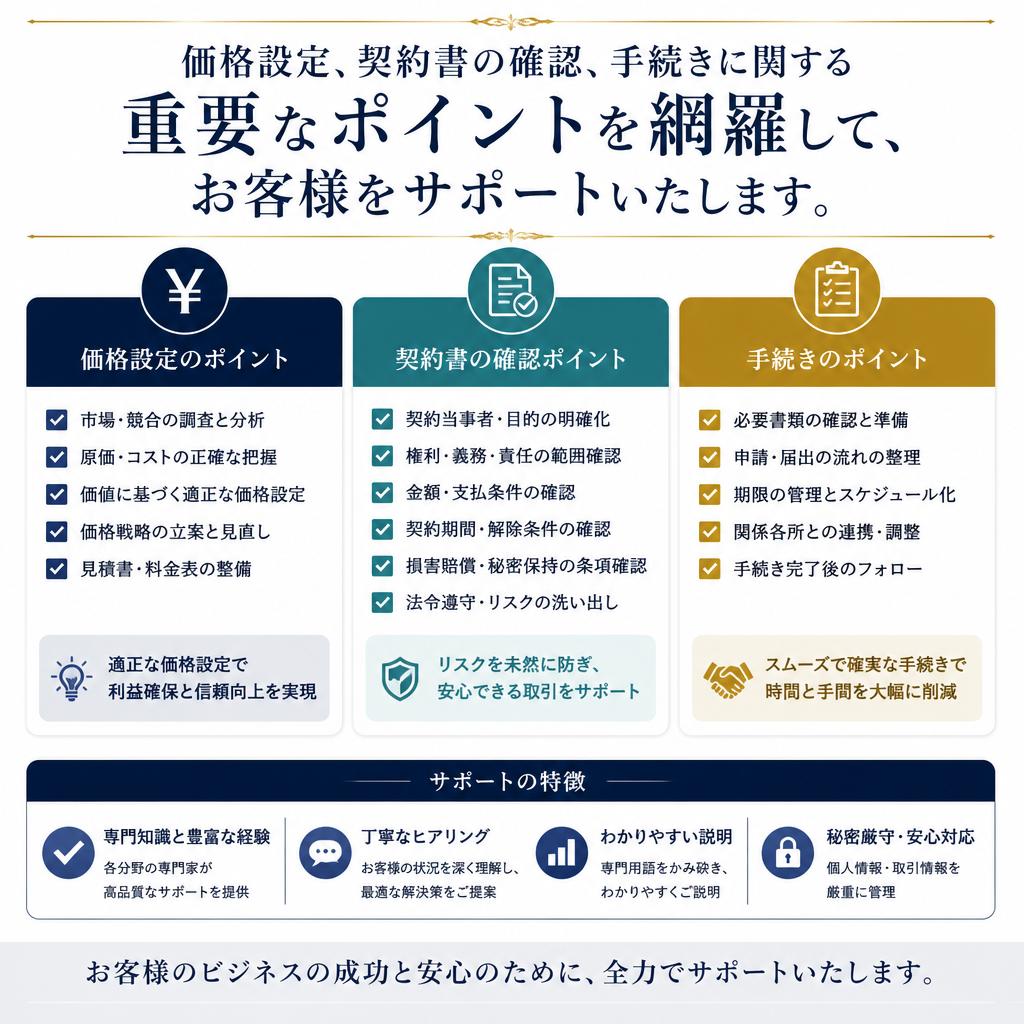 土地購入・売却のポイント