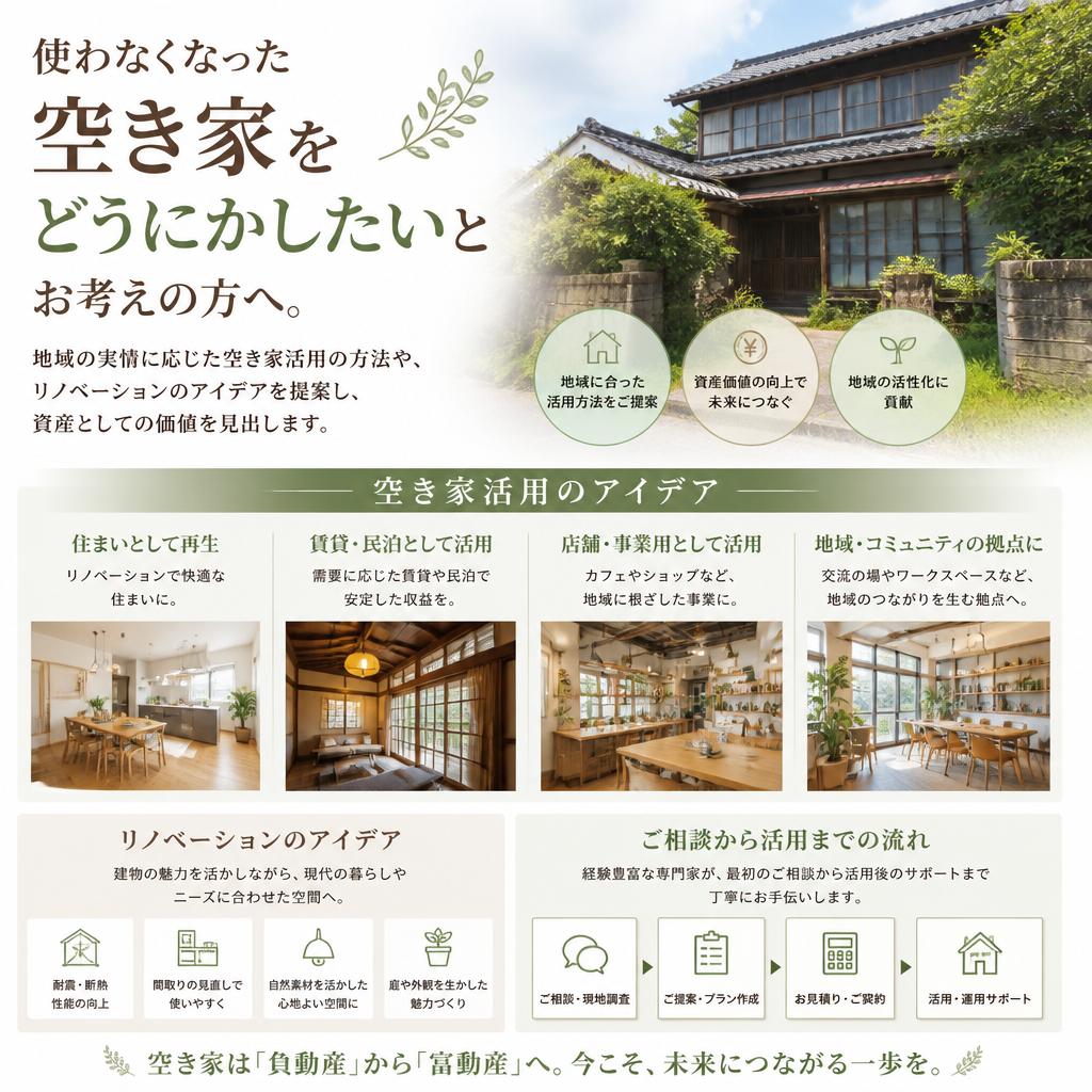 空き家活用の新しい形