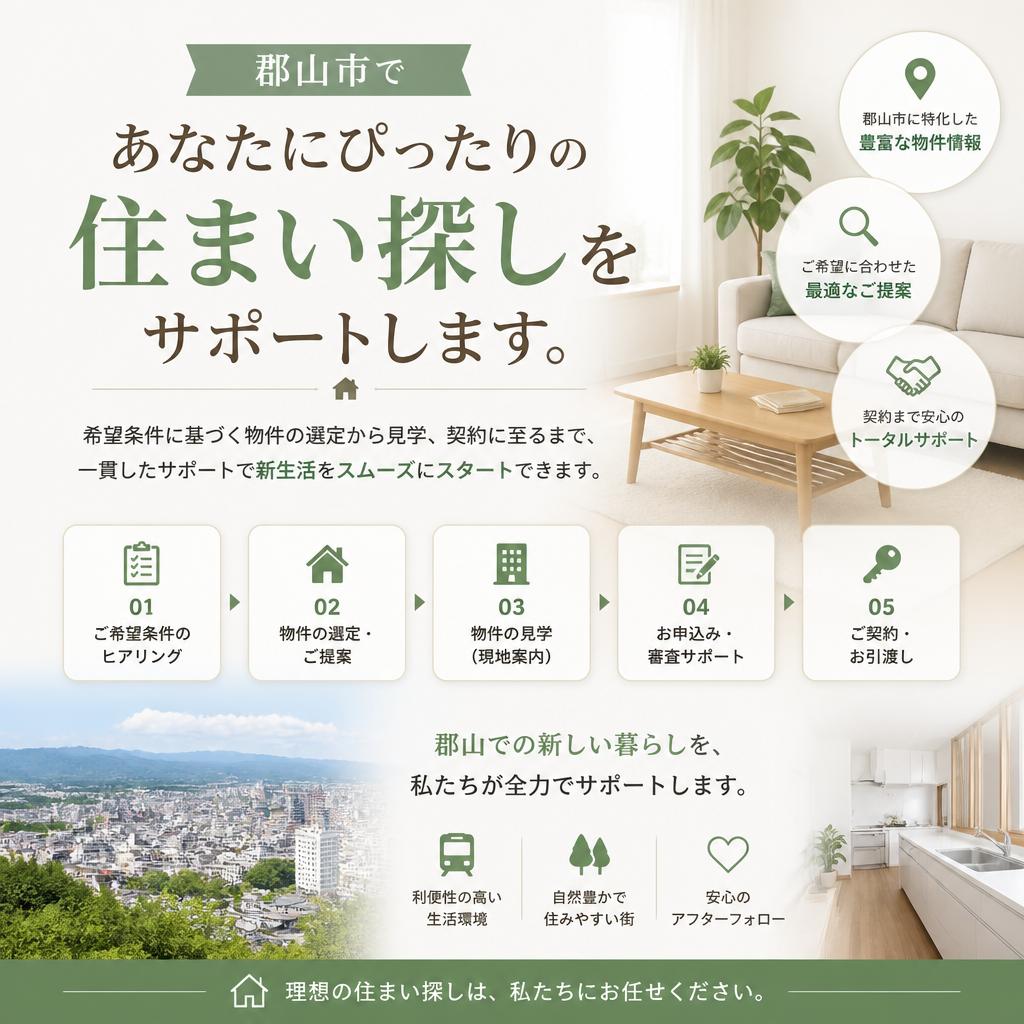理想の住まいを探すお手伝い