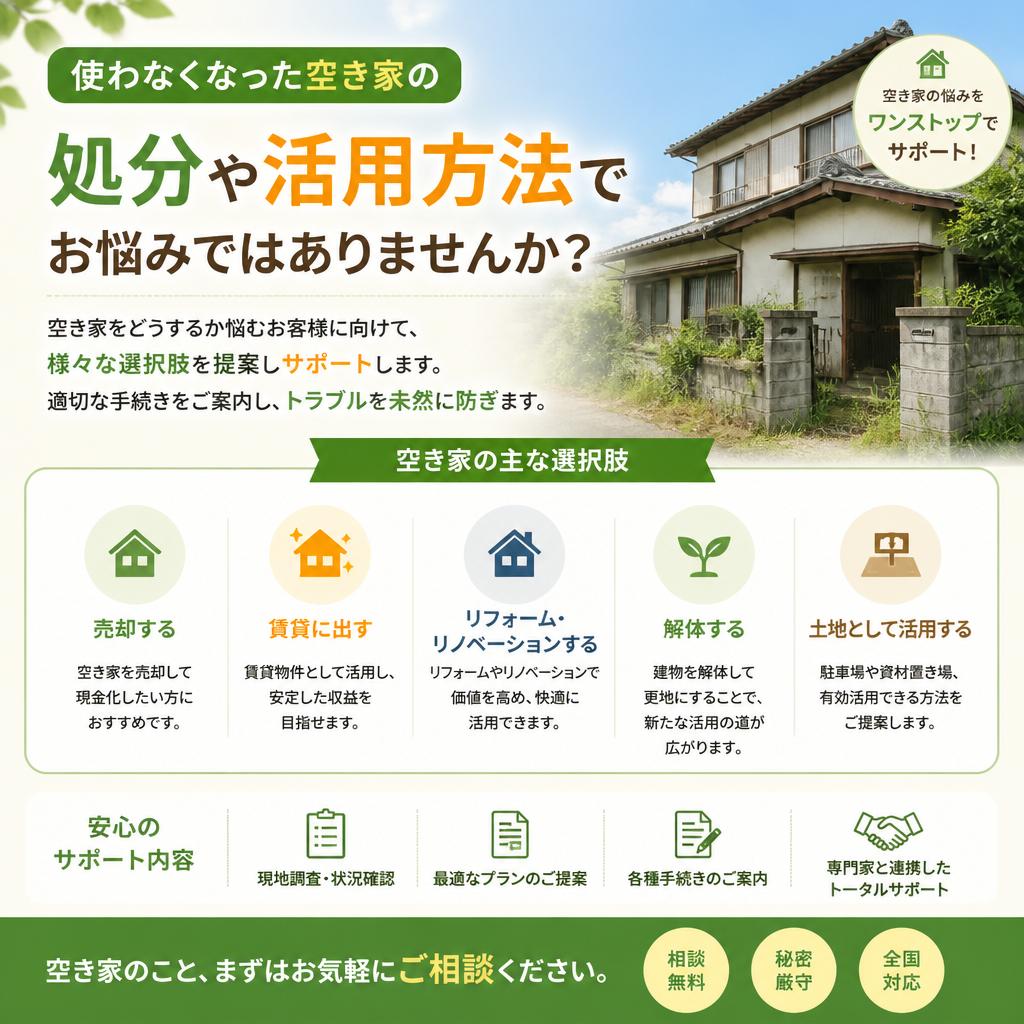 空き家問題に対応