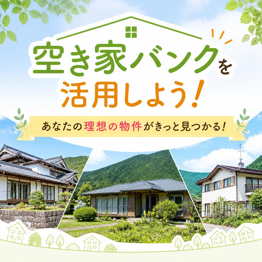 空き家バンクを活用しよう！あなたの理想の物件がきっと見つかる！