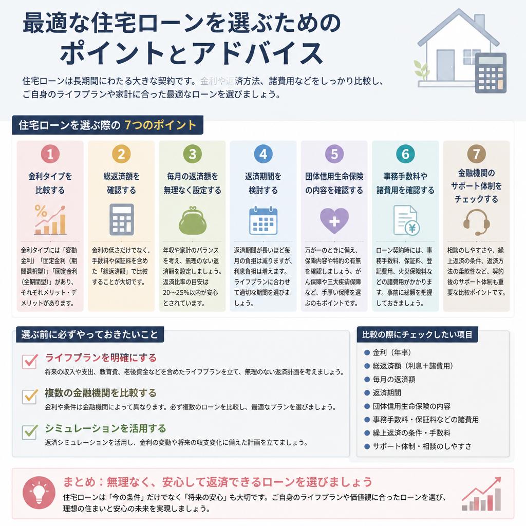 住宅ローンの選び方