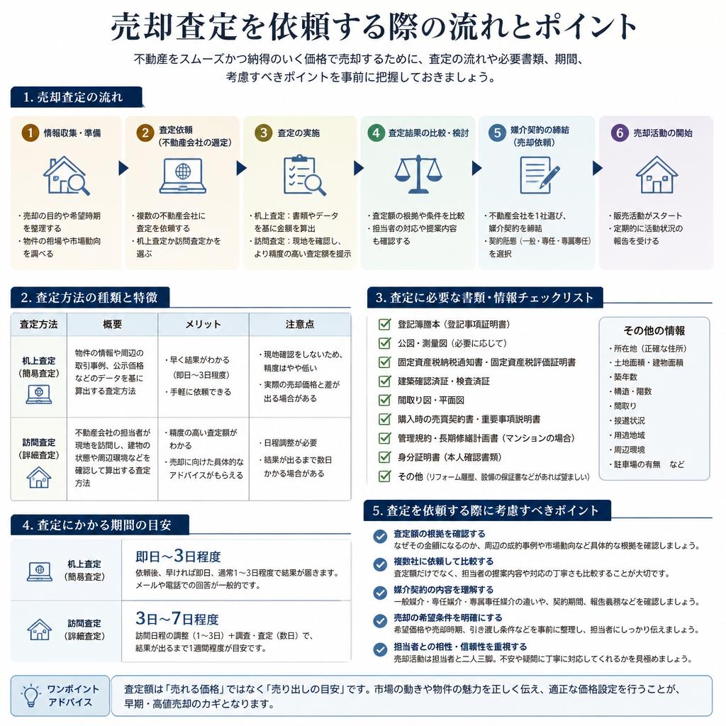 4. 売却査定のプロセスを解説