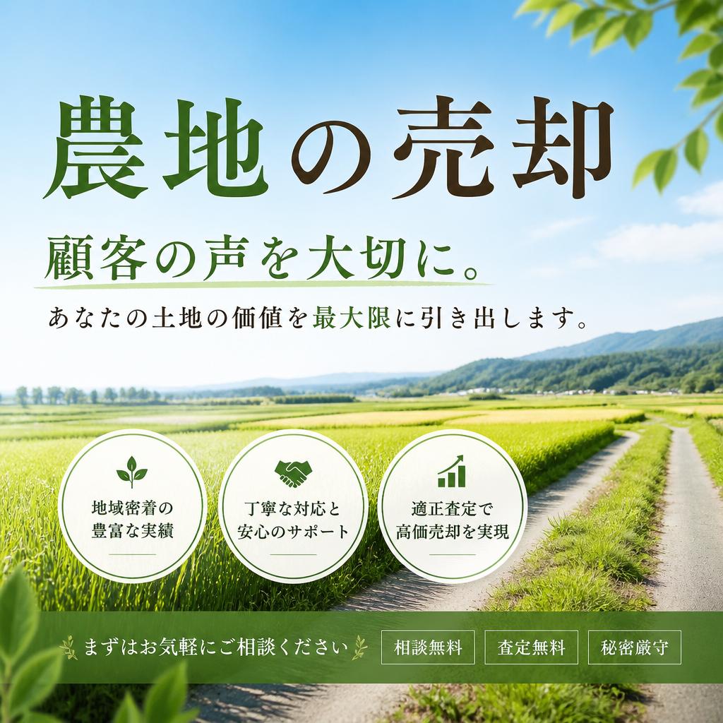 農地の売却、顧客の声を大切に。あなたの土地の価値を最大限に引き出します。