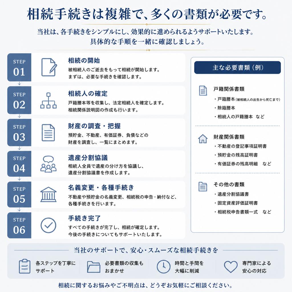 相続手続きの流れ