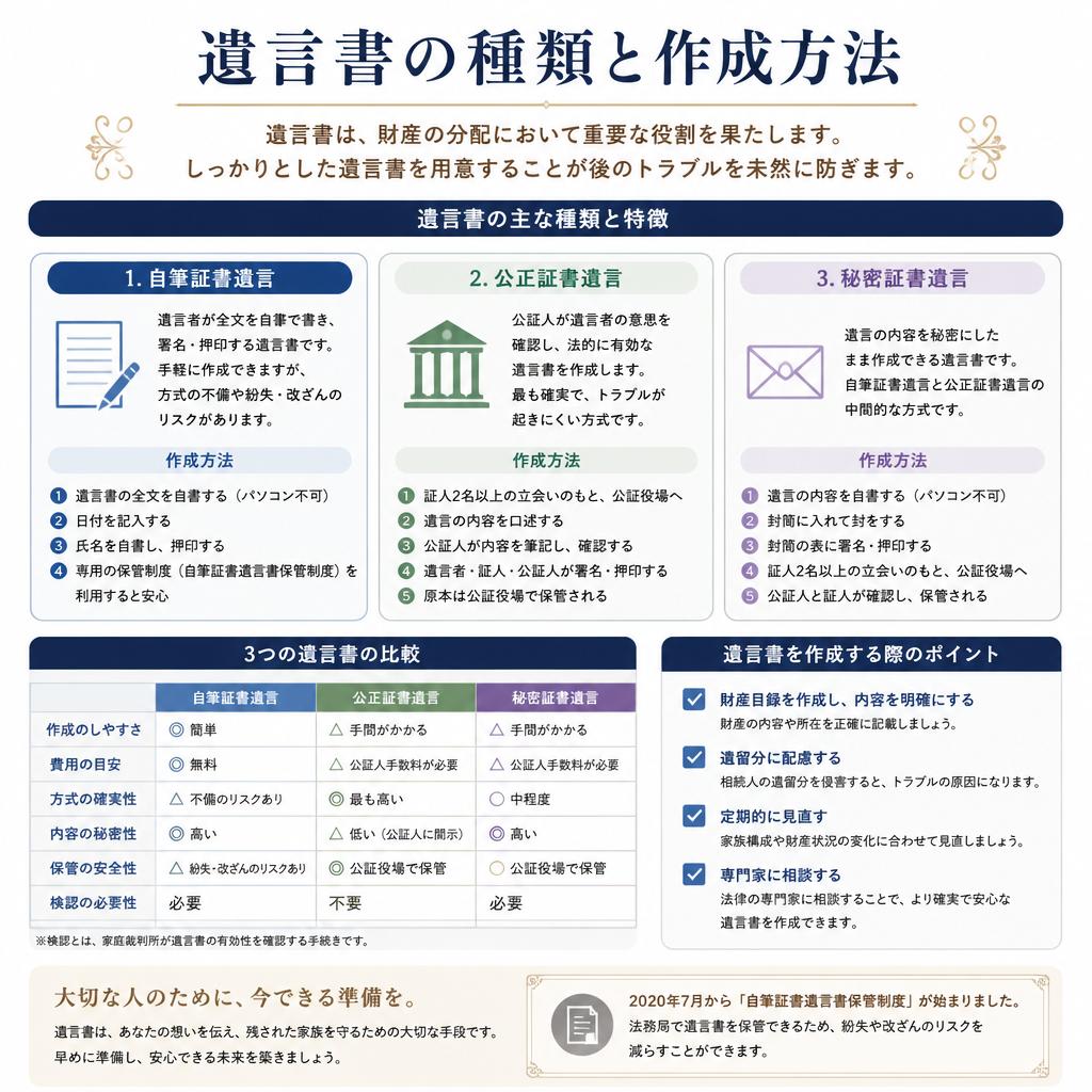 遺言書の重要性