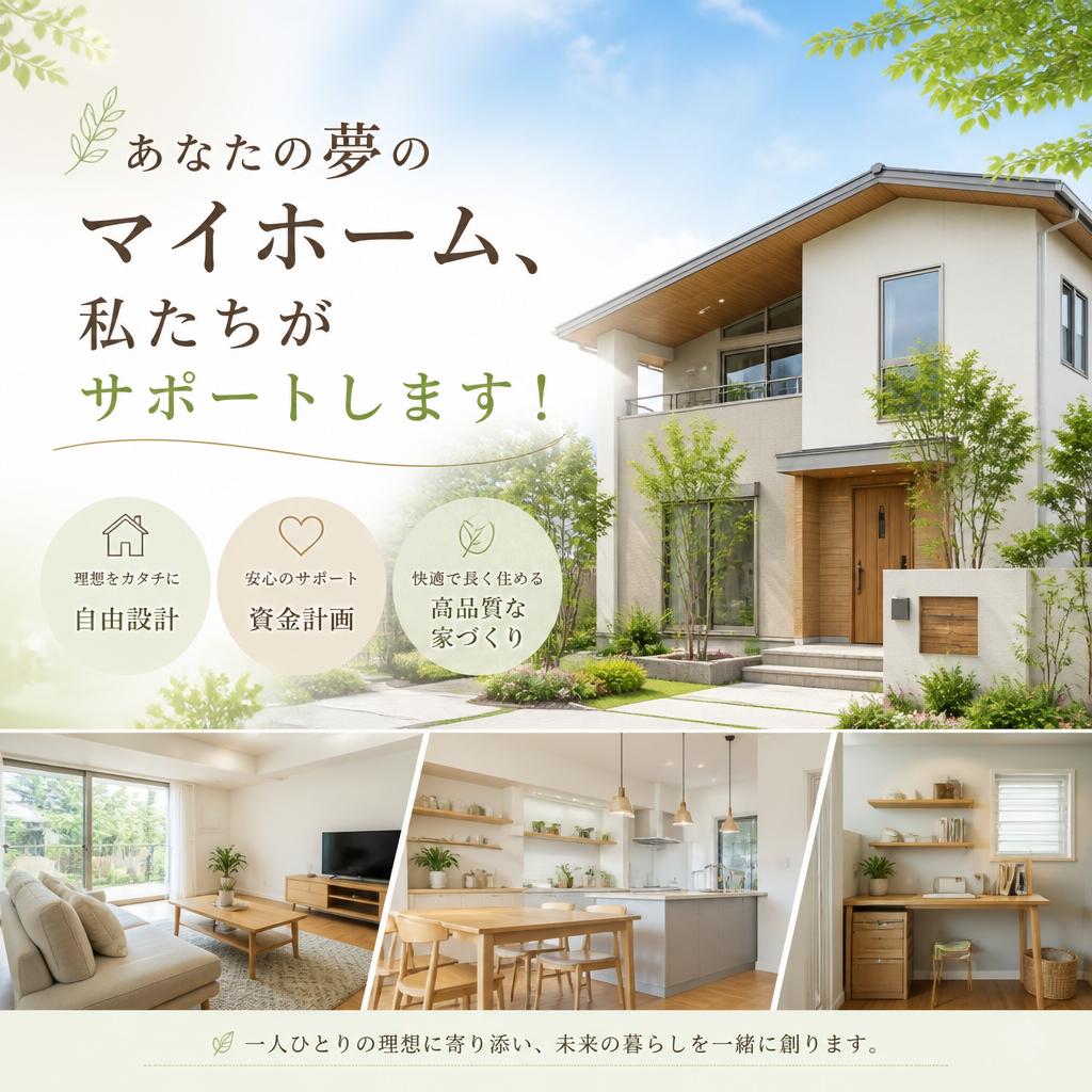 あなたの夢のマイホーム、私たちがサポートします！