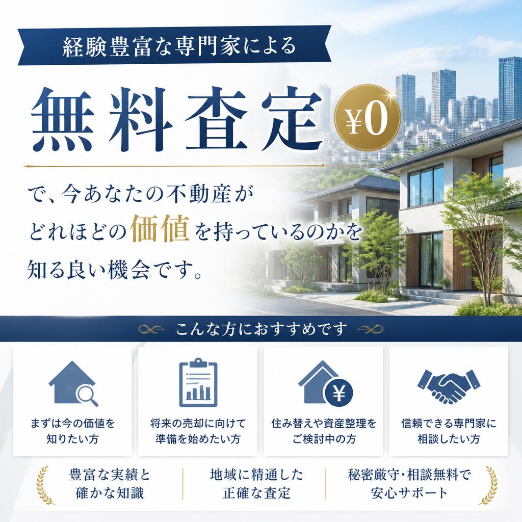 専門家による無料査定