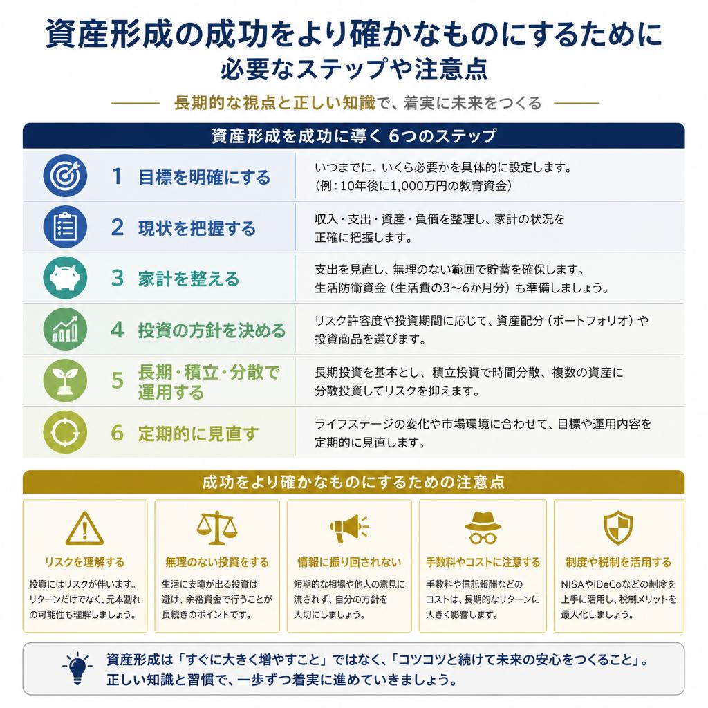 成功する資産形成のために