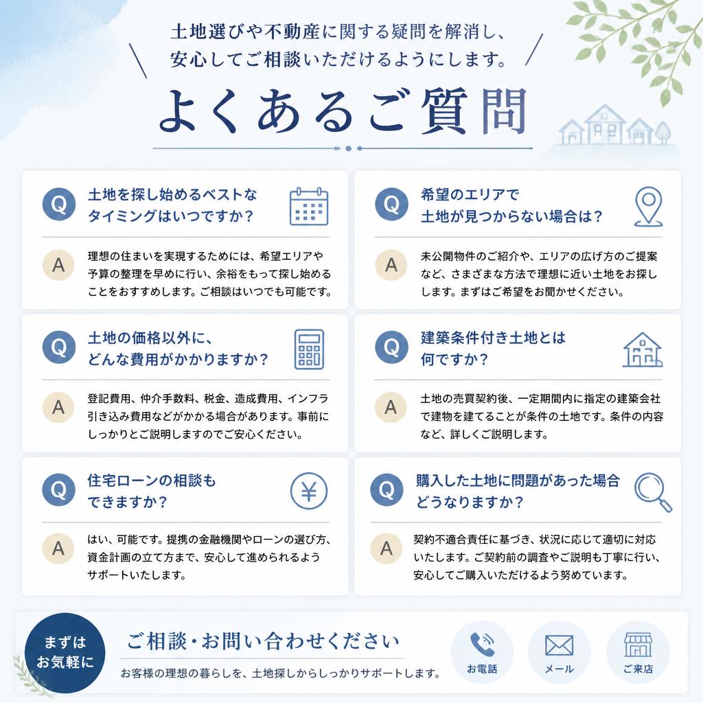 よくいただく質問