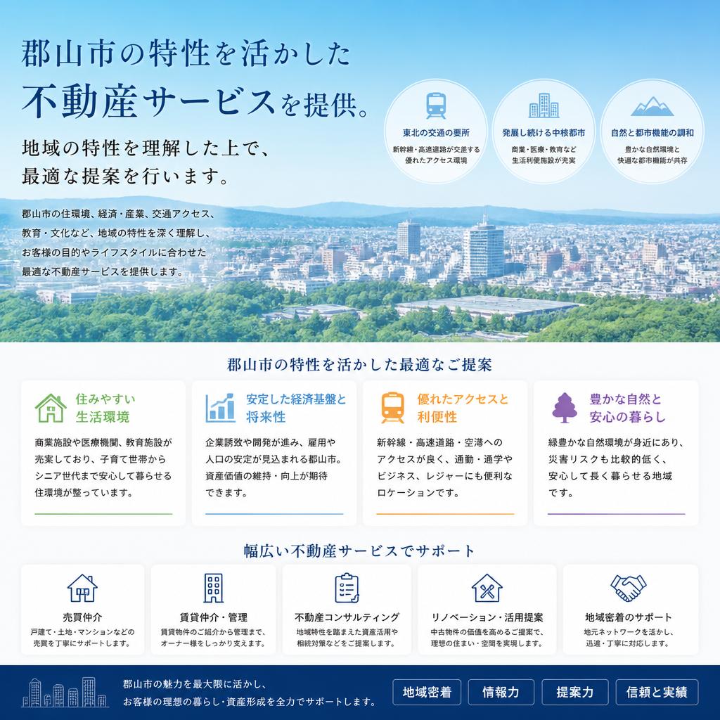 地域に根ざしたサービス