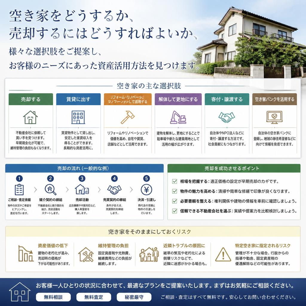 不動産活用の幅広い選択肢