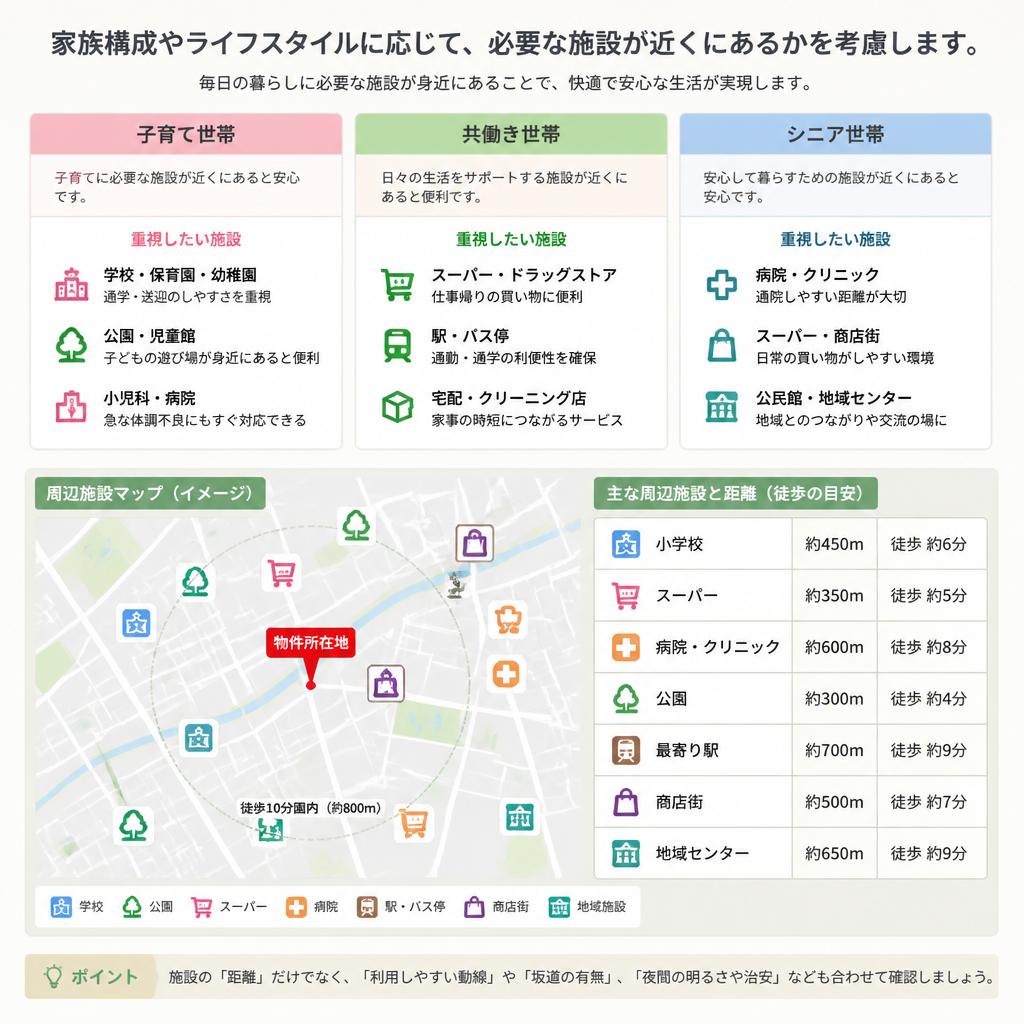 ライフスタイルに合った土地の選び方