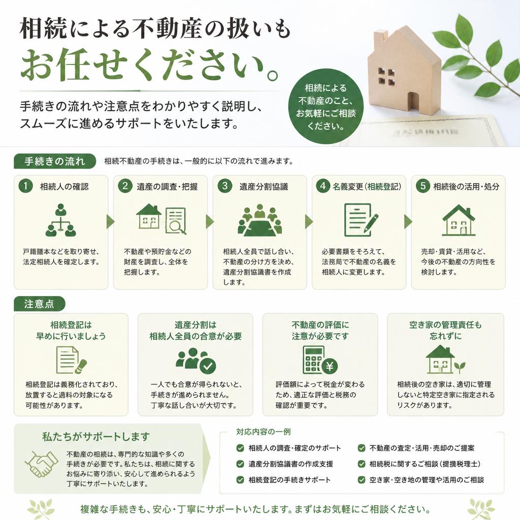 相続手続きのサポート