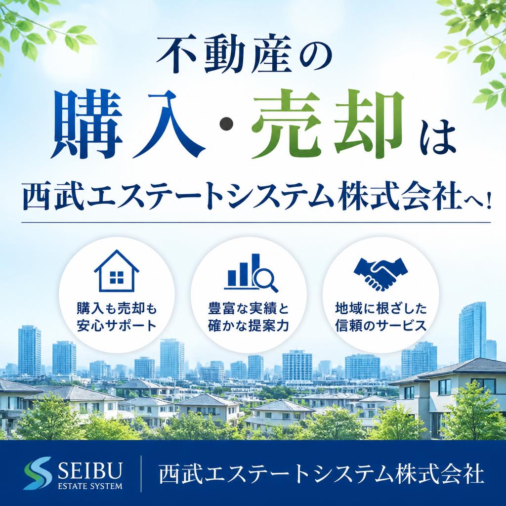 不動産の購入・売却は西武エステートシステム株式会社へ！