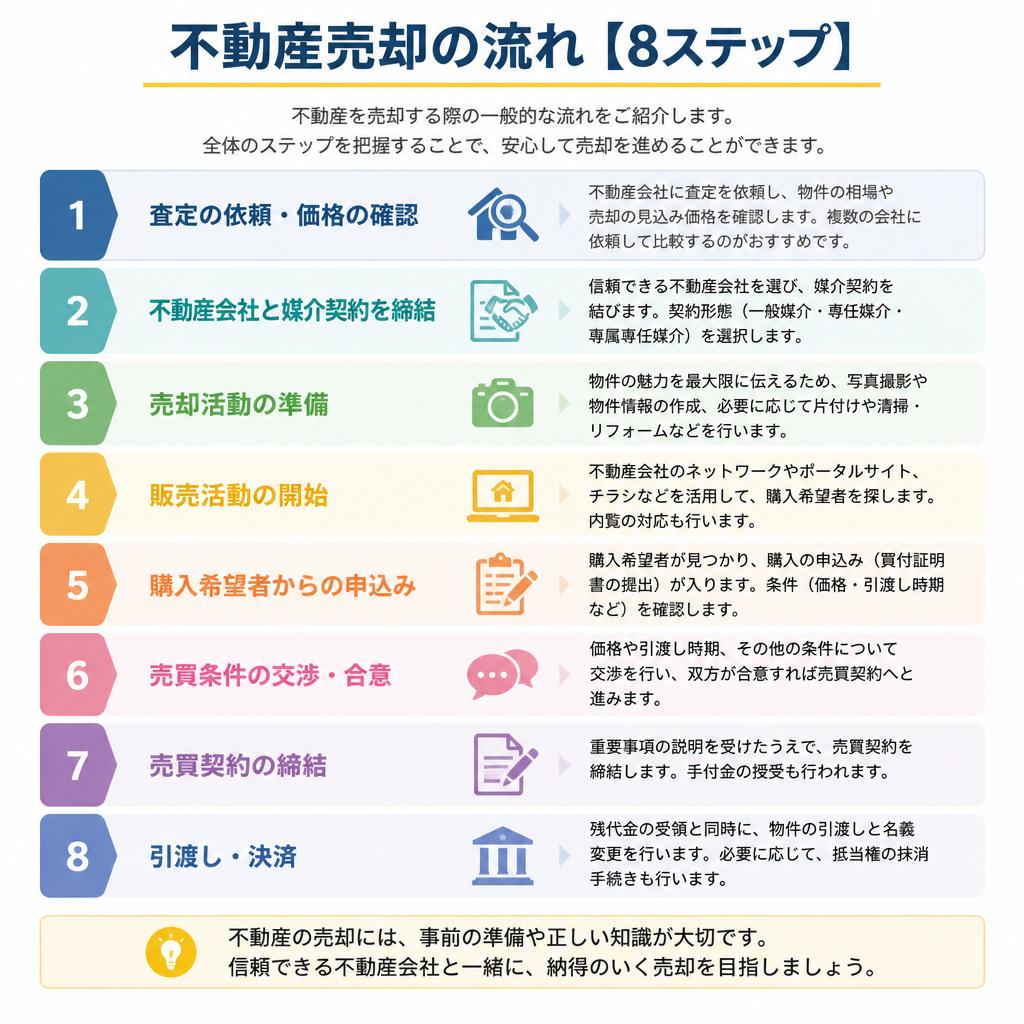 不動産売却の流れ