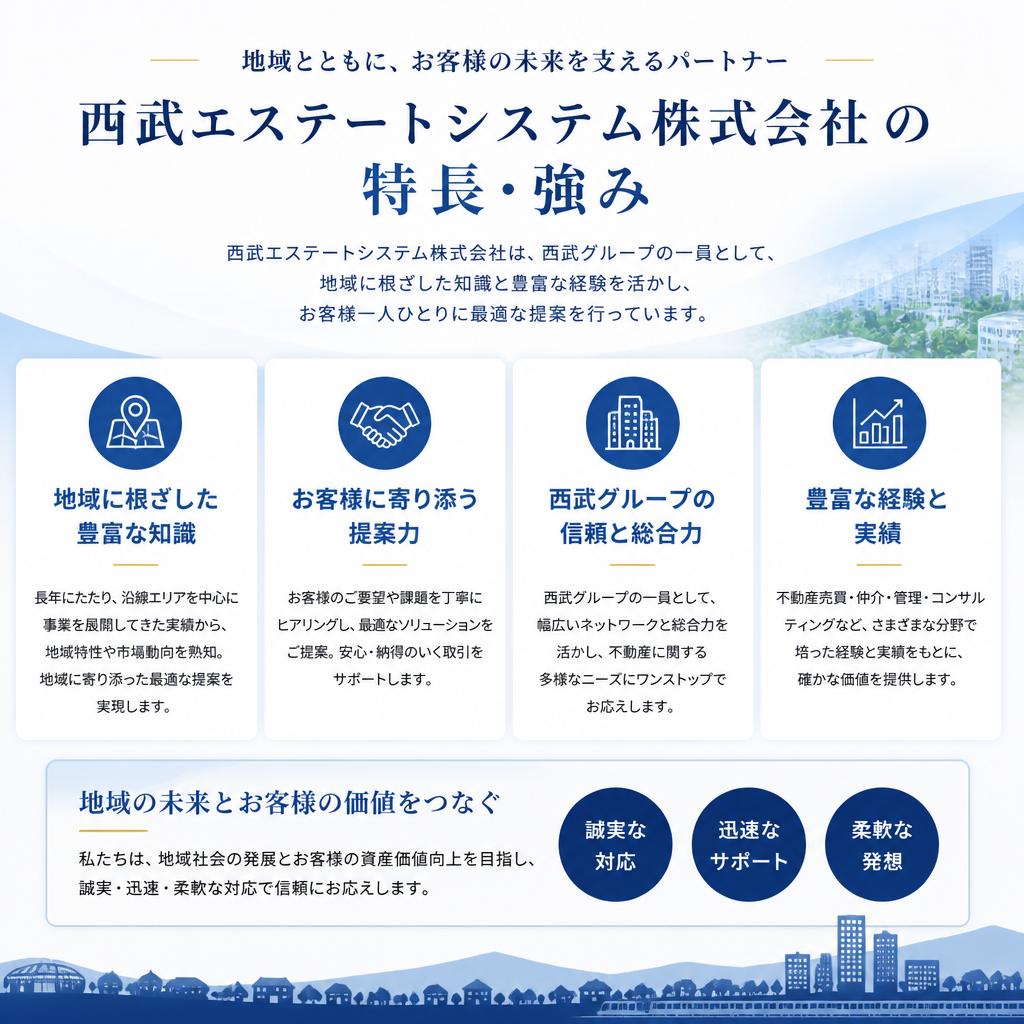 私たちの強み:地域密着型のサポート