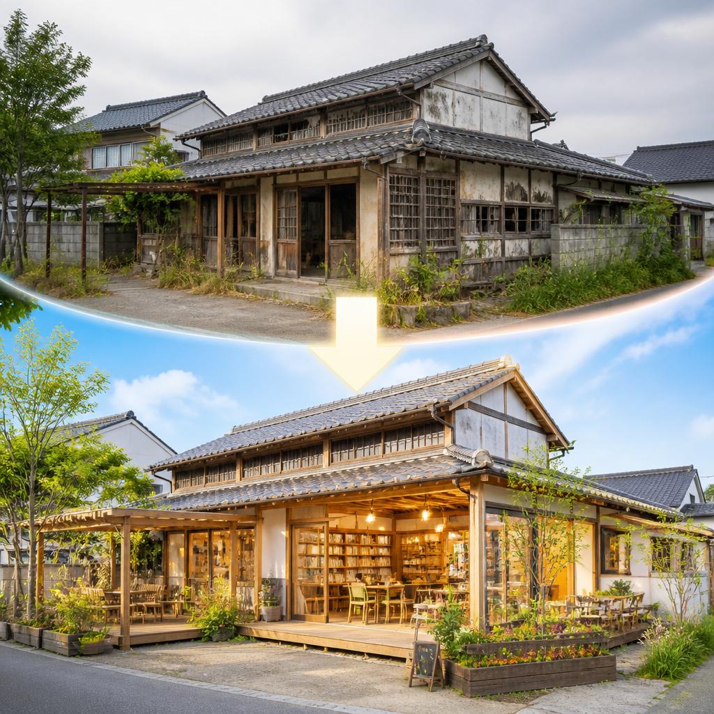 空き家を地域の資源に変える！