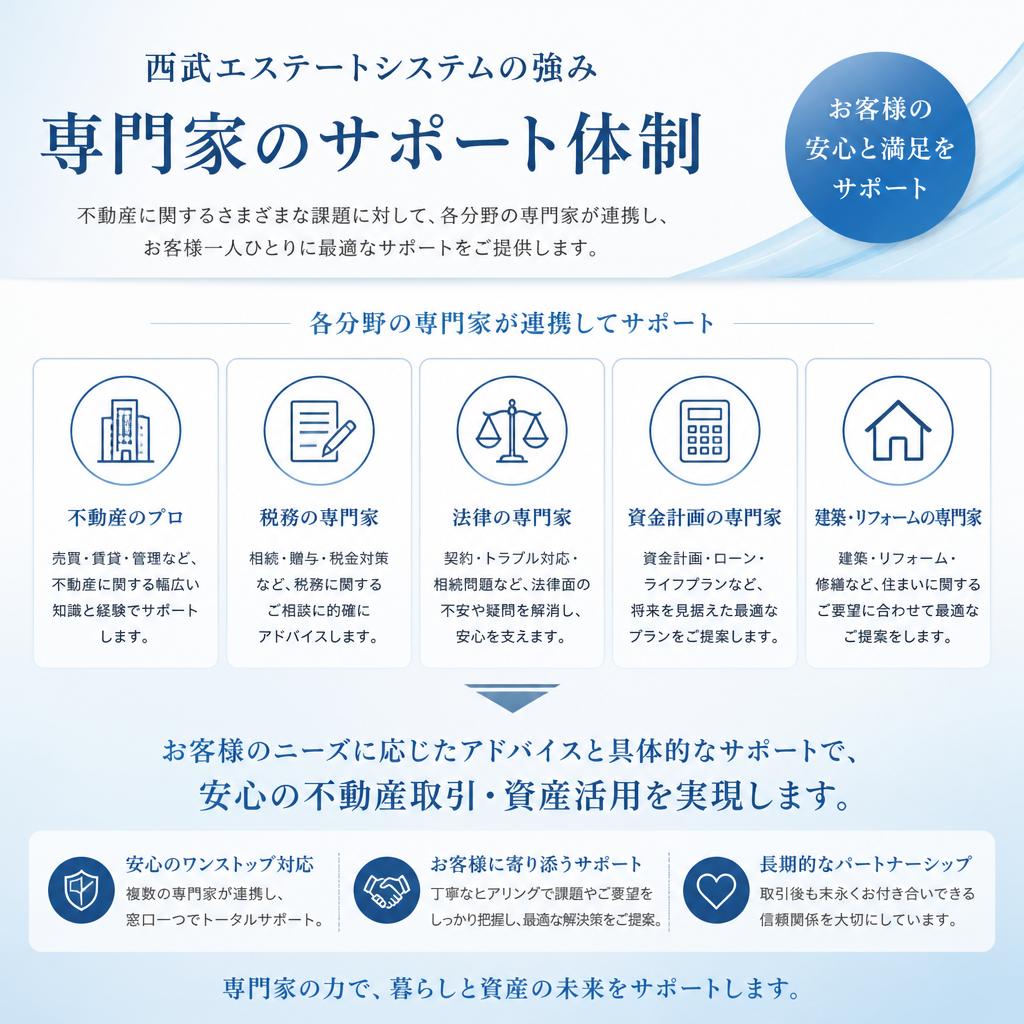 4. 専門家によるサポート体制