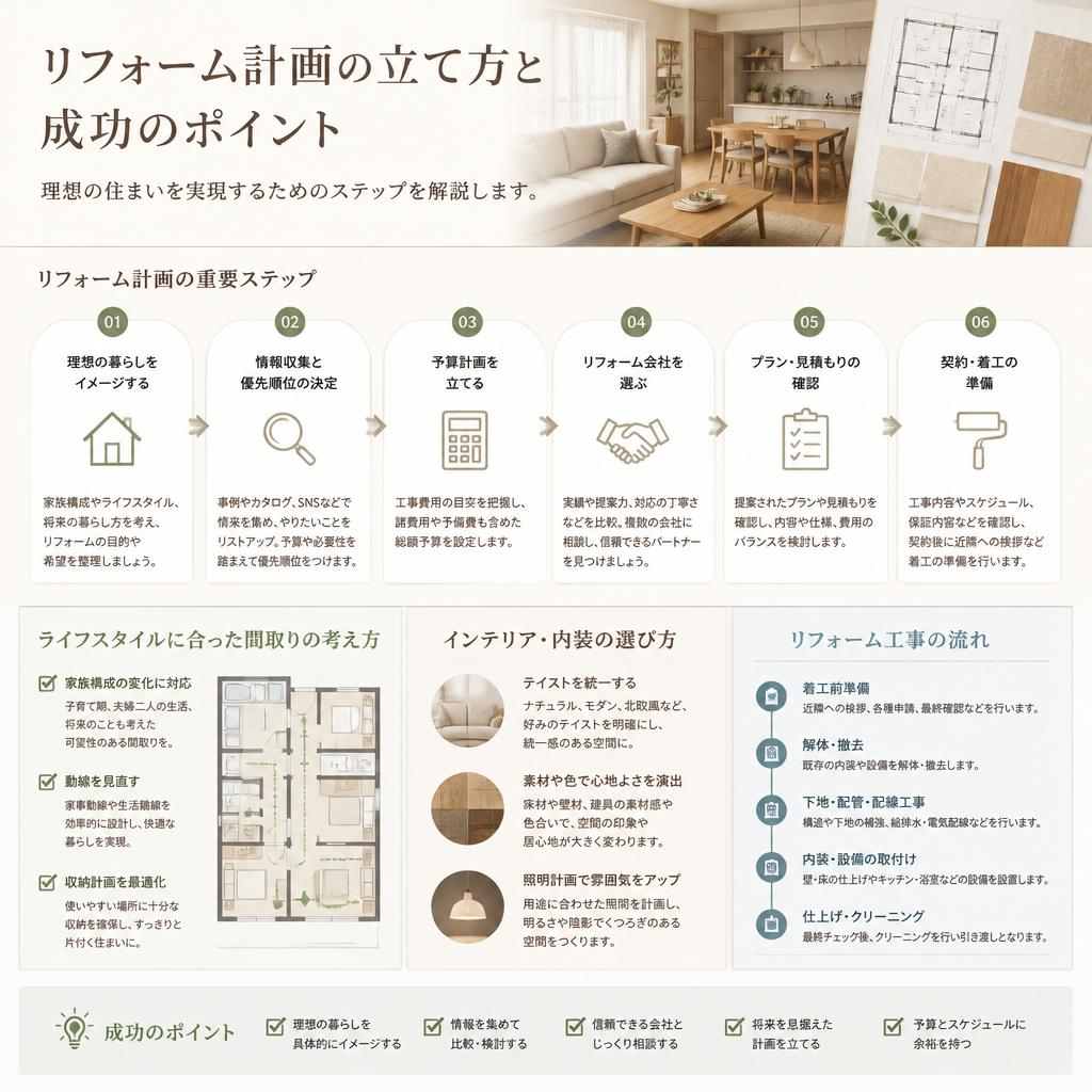 2. 理想の住まいを実現するためのステップ