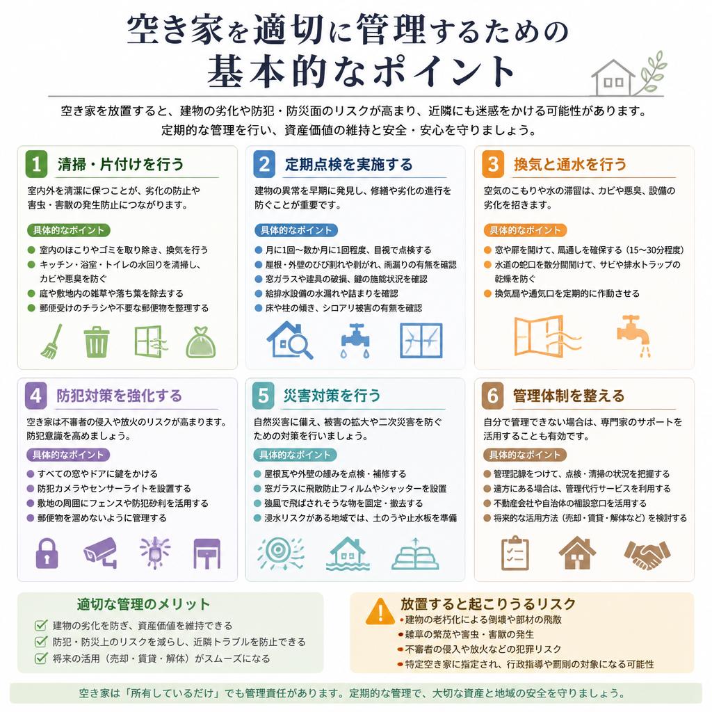 空き家管理のポイント