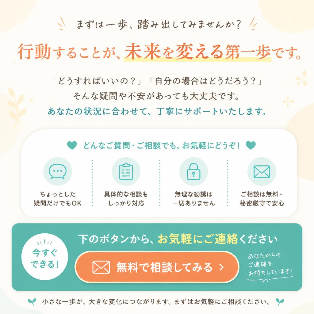 7. お問い合わせで未来を変える