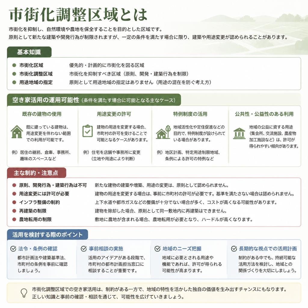 市街化調整区域とは？