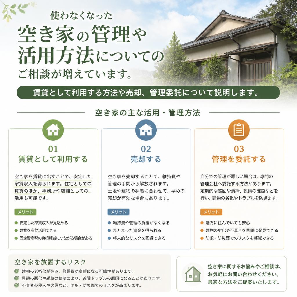 空き家の活用方法