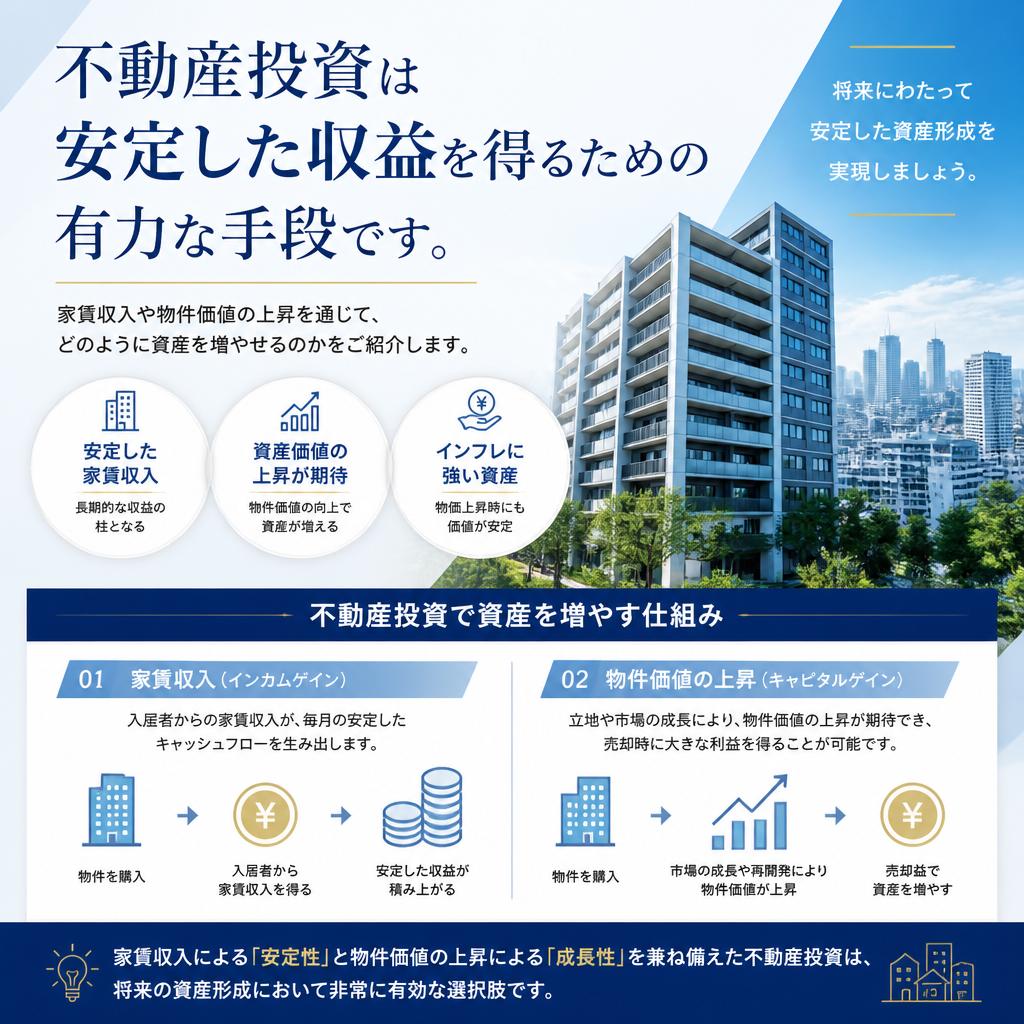 不動産投資のメリット