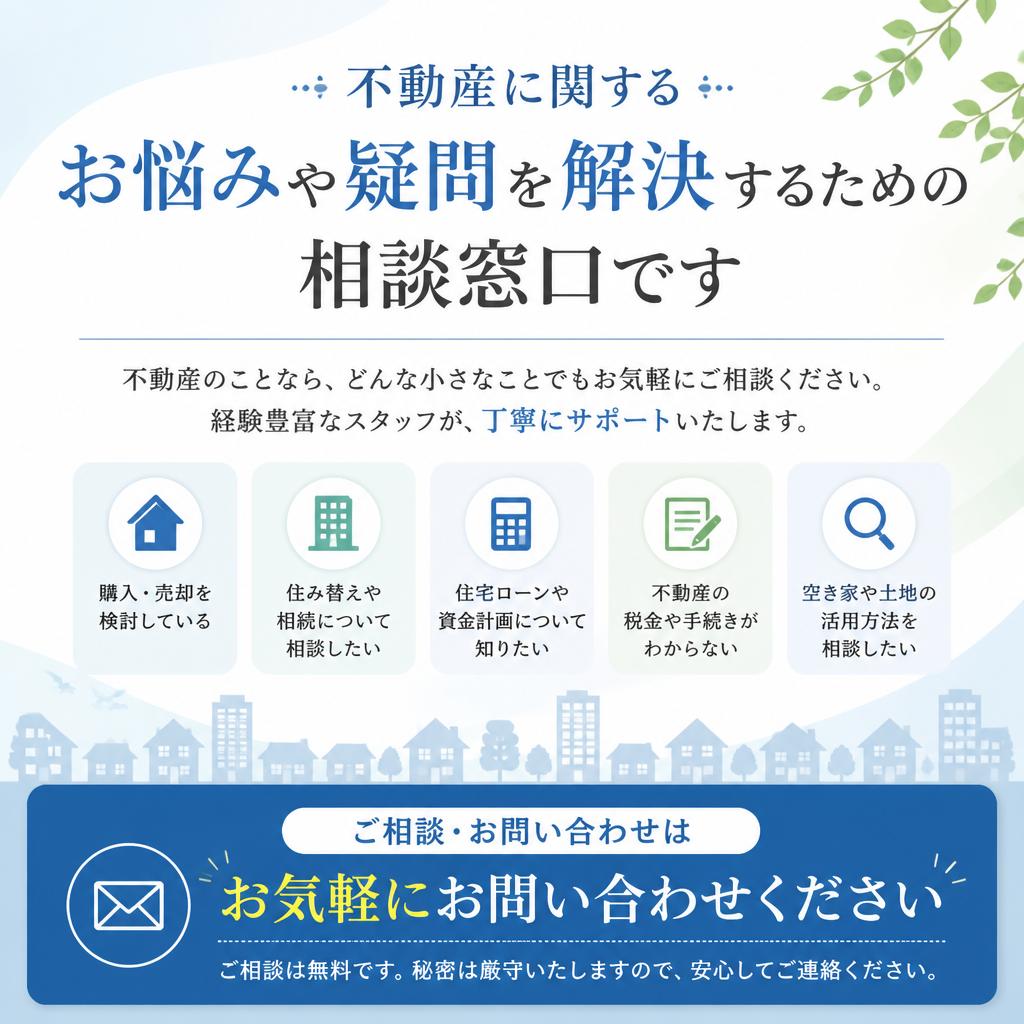 お問い合わせ - あなたの不安を解消します！