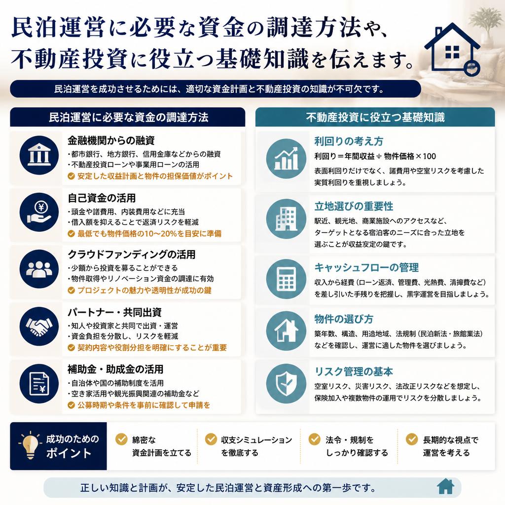 資金調達と不動産投資の基礎知識