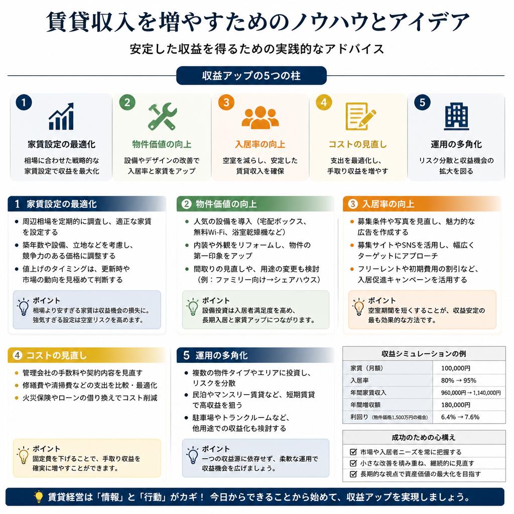 収益の最大化術