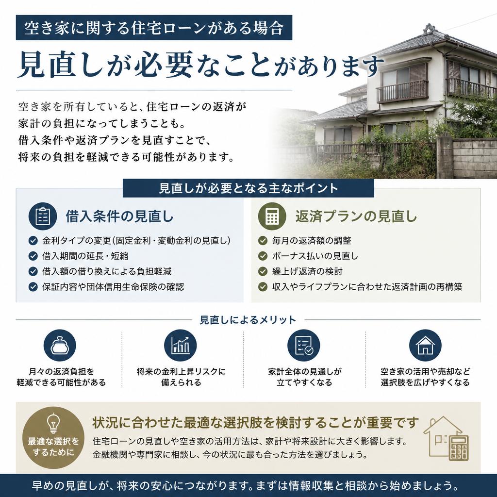 住宅ローンの見直しを考えよう
