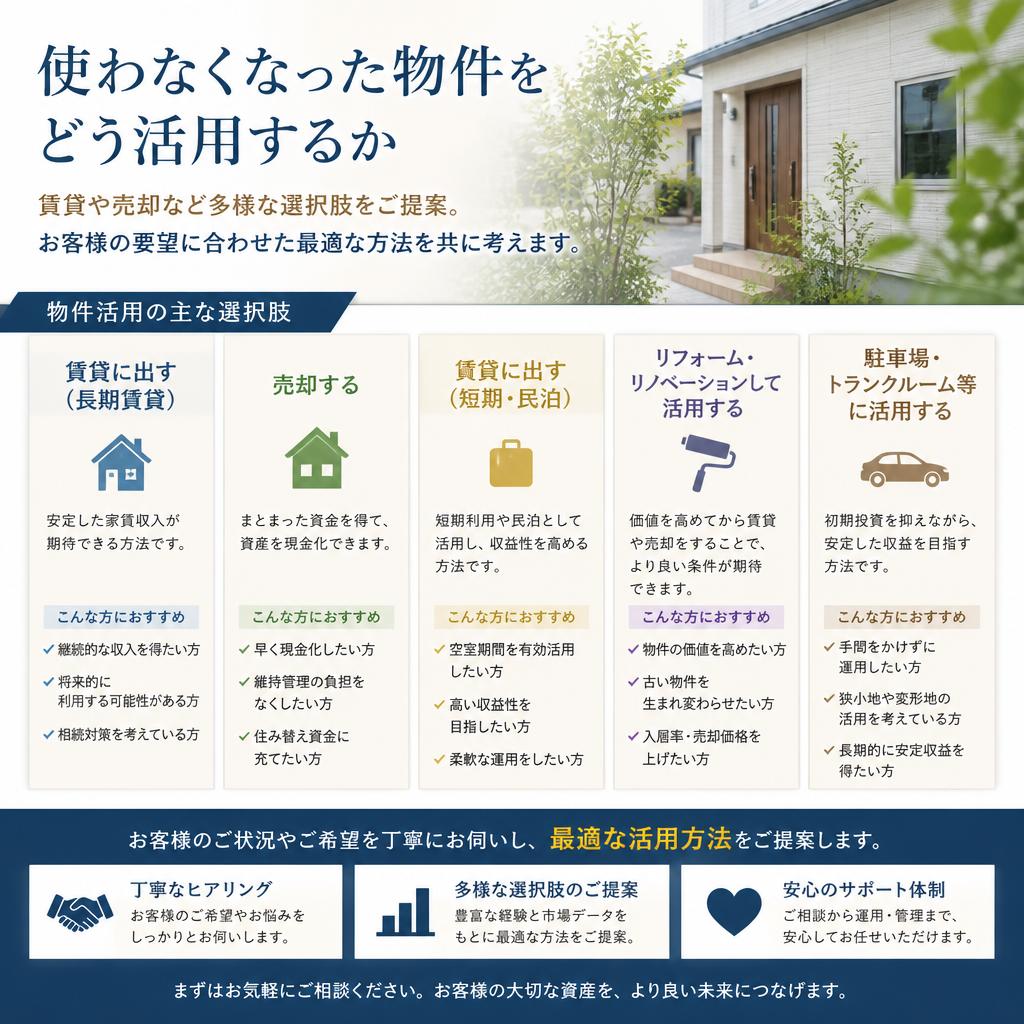5. 空き家活用の選択肢