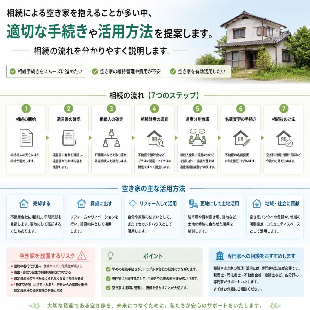 4. 相続による空き家の悩み
