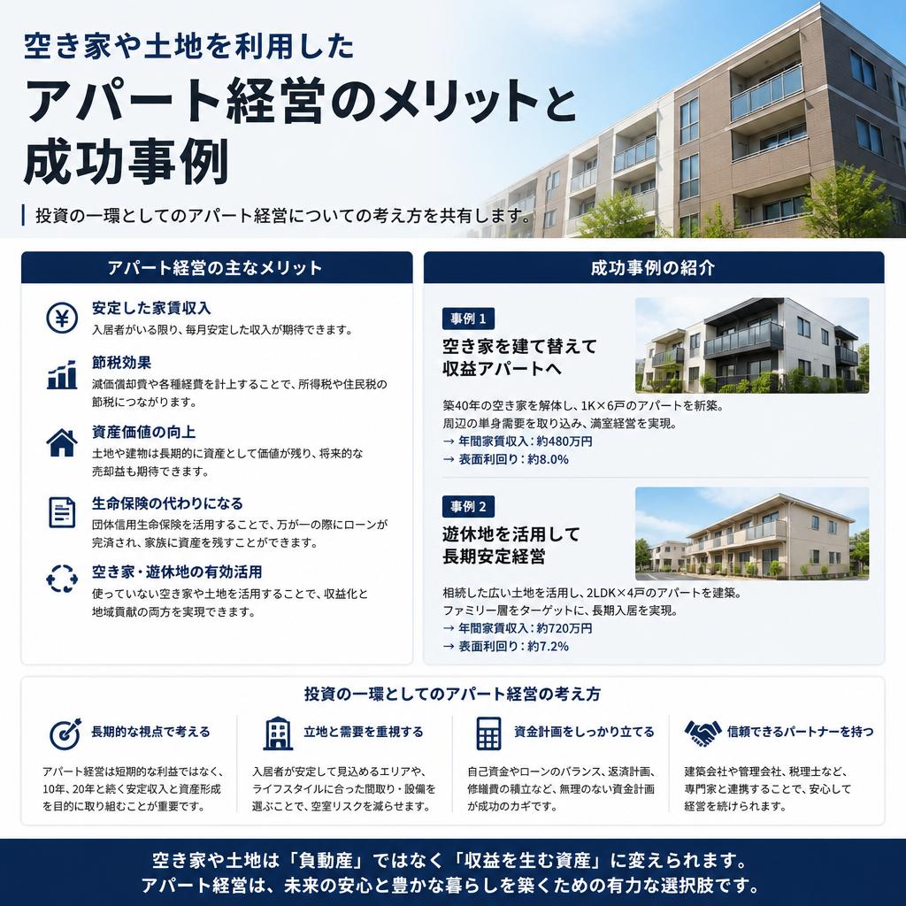 アパート経営の魅力