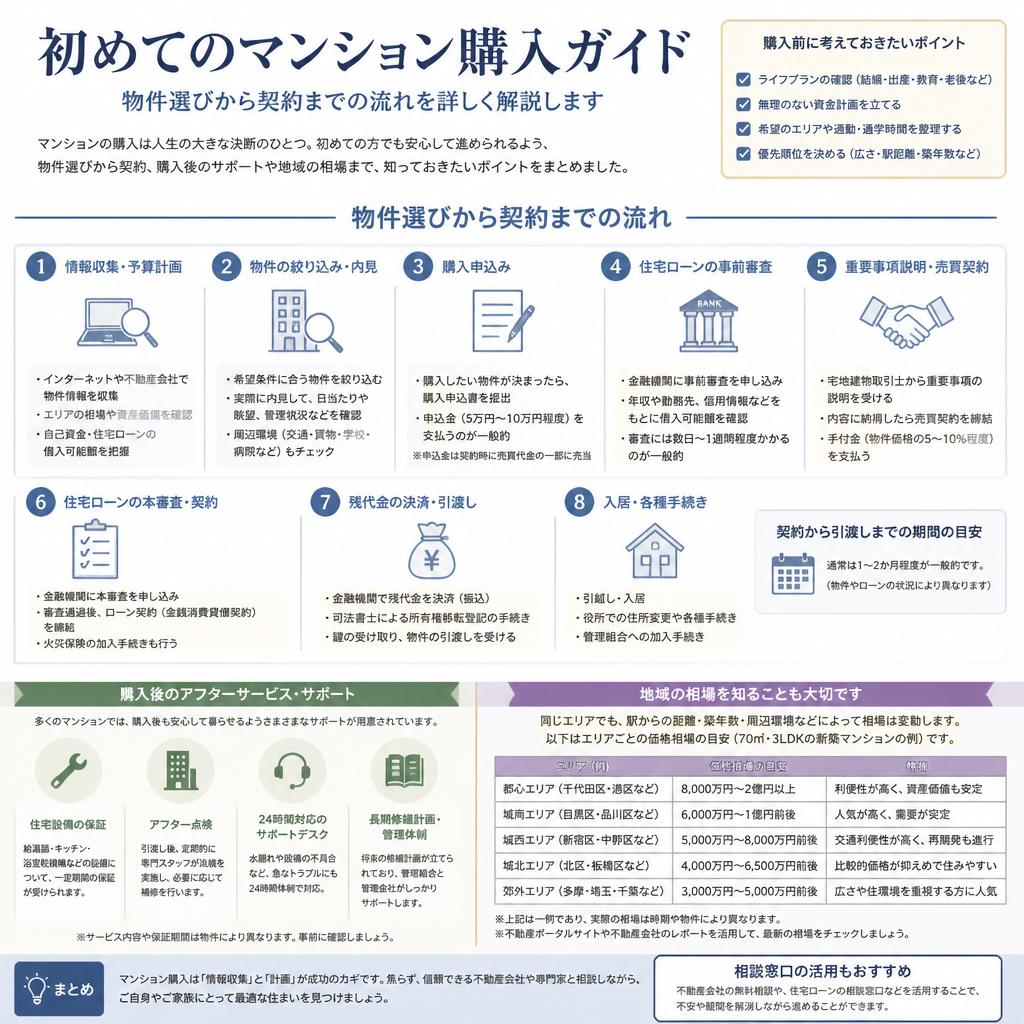 マンション購入のサポート