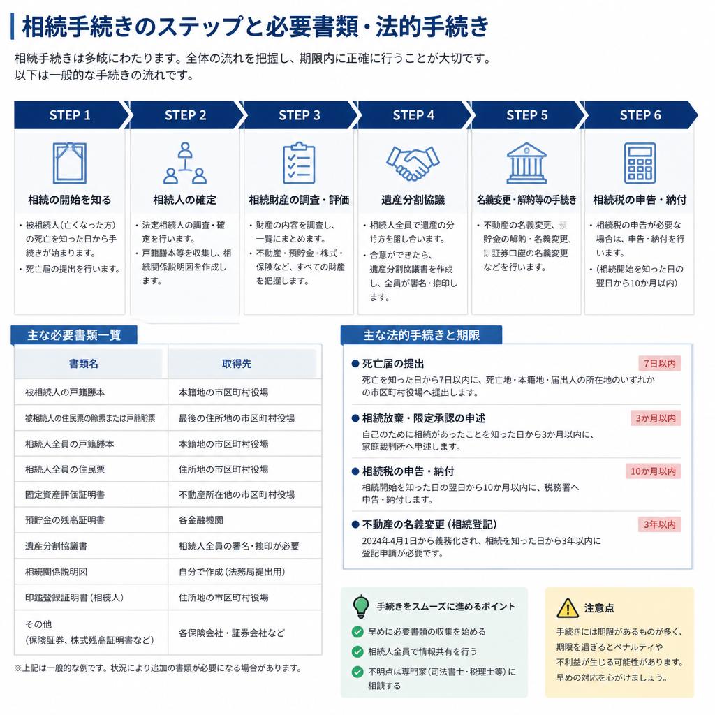 スムーズな相続手続きの流れ