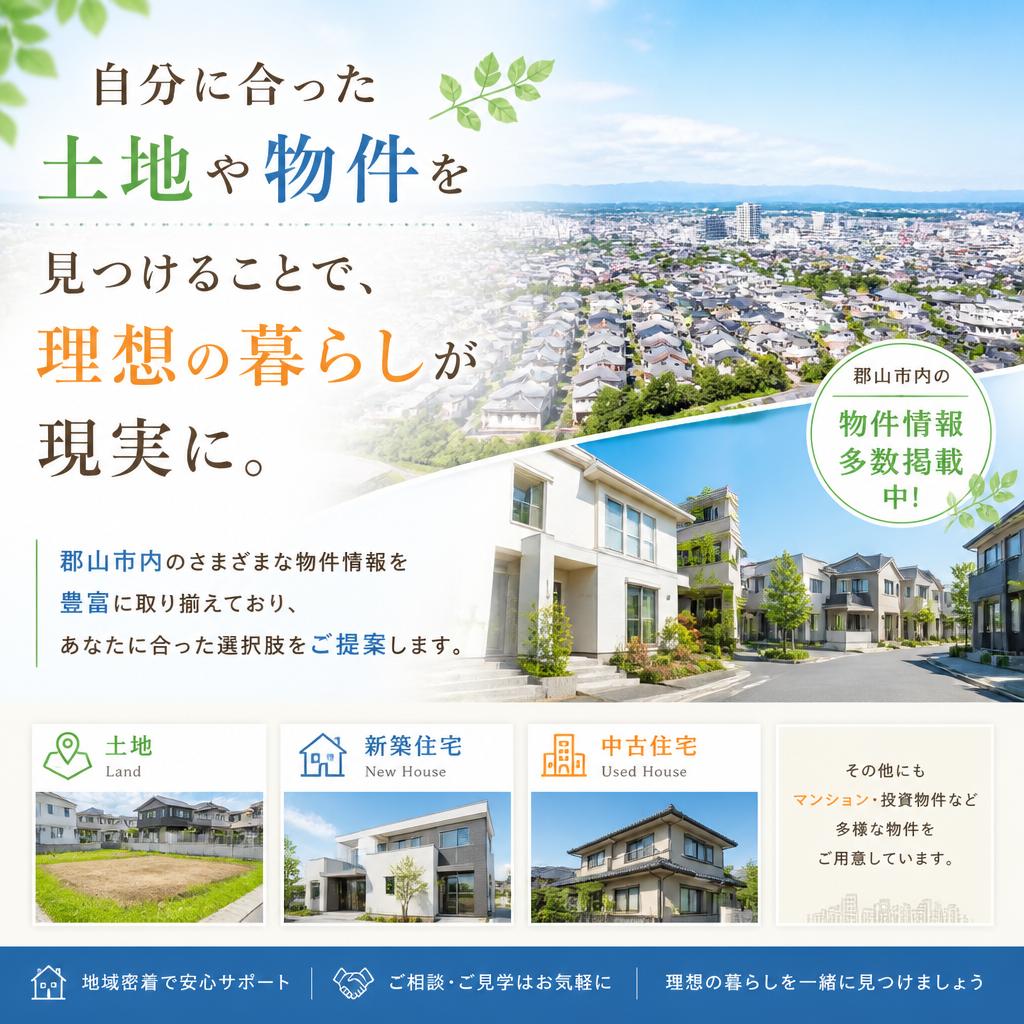 郡山市の土地・物件情報