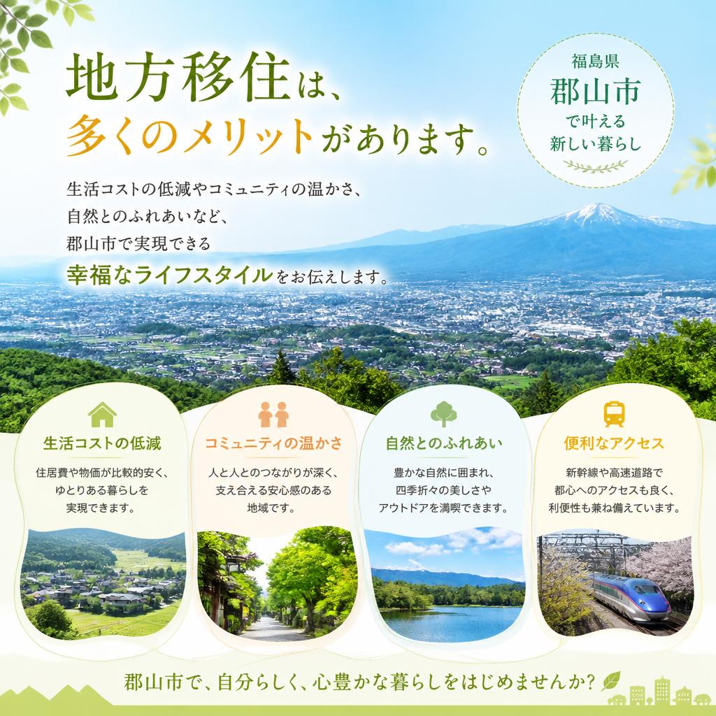 地方移住のメリット